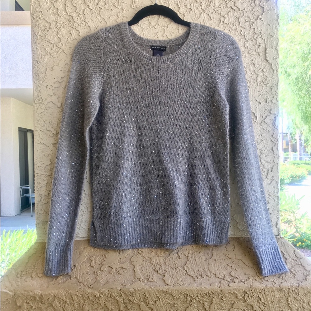 NWOT Ann Taylor Sequin Sweater